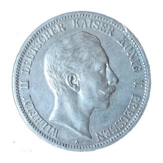 wilhelm II pruissen 5 mark kopen