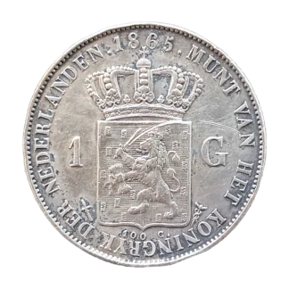 gulden willem 3 1865 kopen