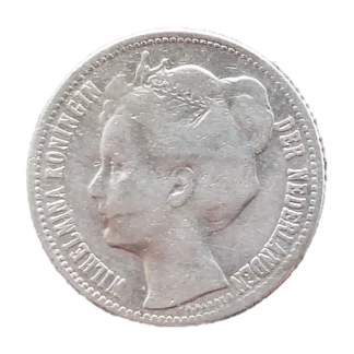 Halve gulden Wilhelmina 1898