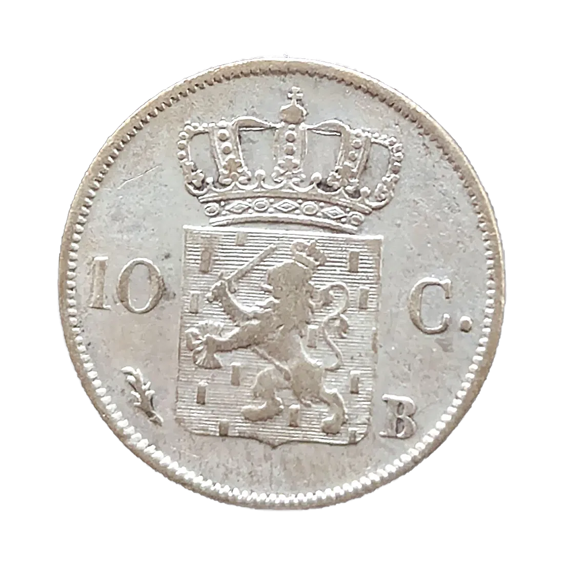 Willem I 10 cent 1825 B