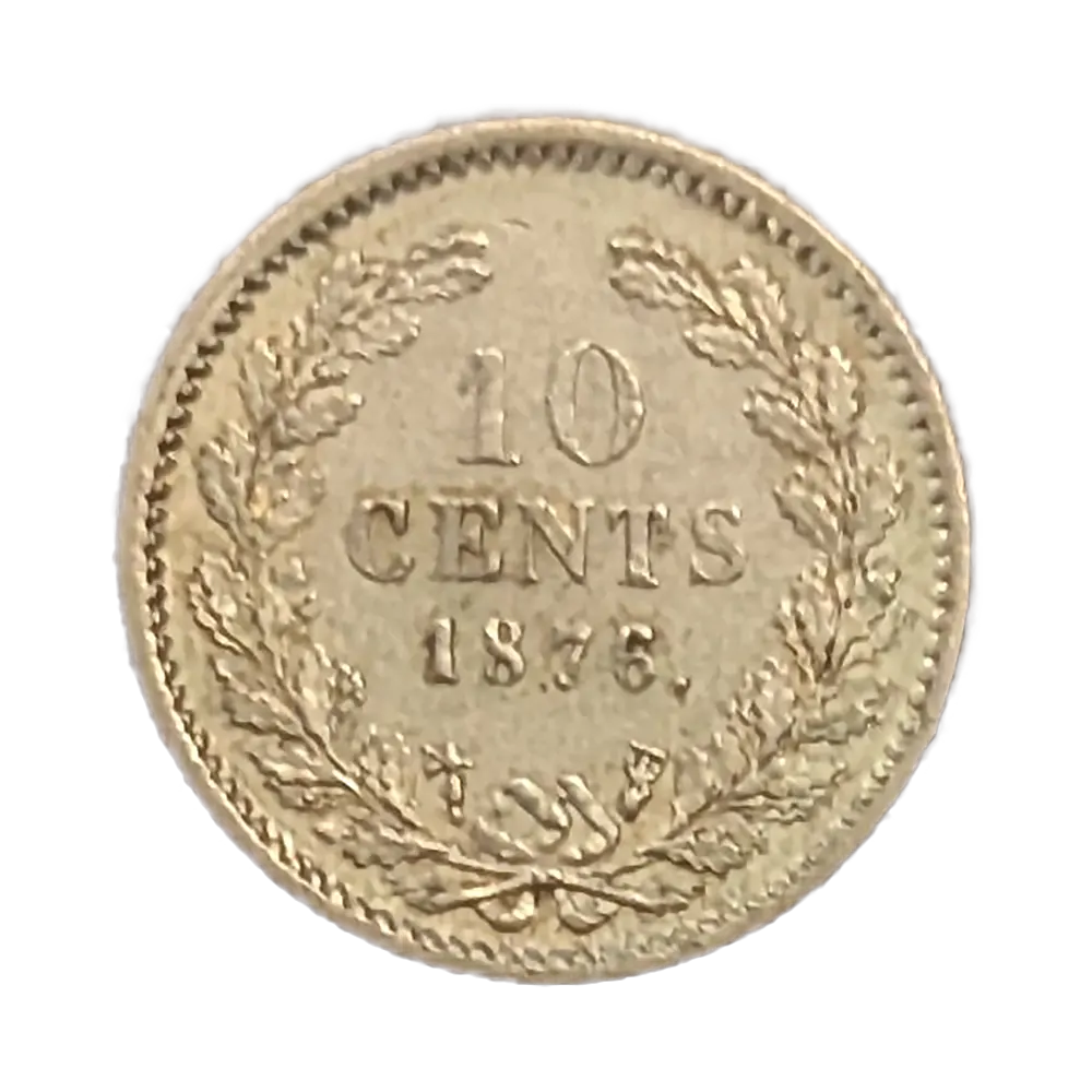Willem 3 10 cent 1876