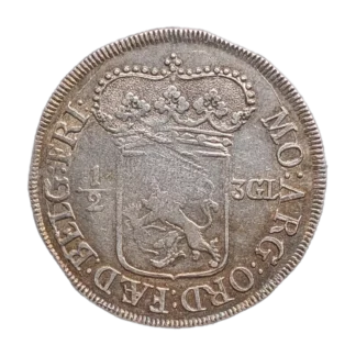 halve driegulden friesland 1696