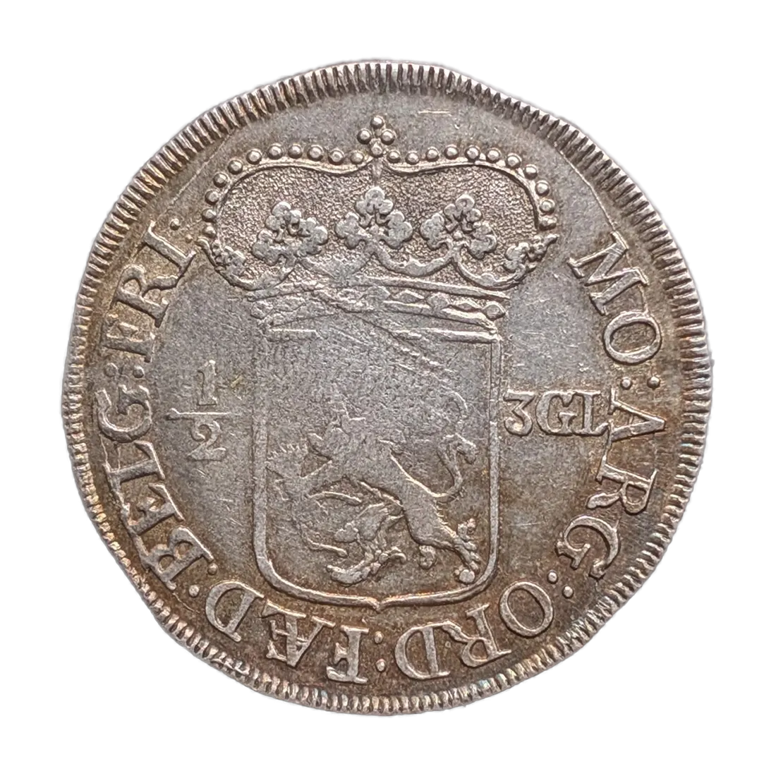 095b halve driegulden friesland 1696