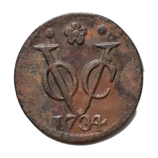 voc duit holland 1734