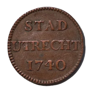 Duit Utrecht 1740