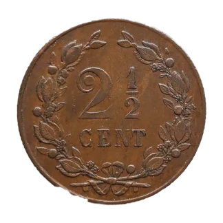2½ Cent Wilhelmina